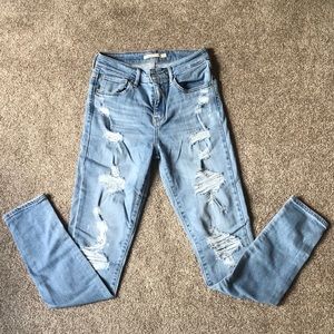 Levi 721 High Rise Skinny Jeans